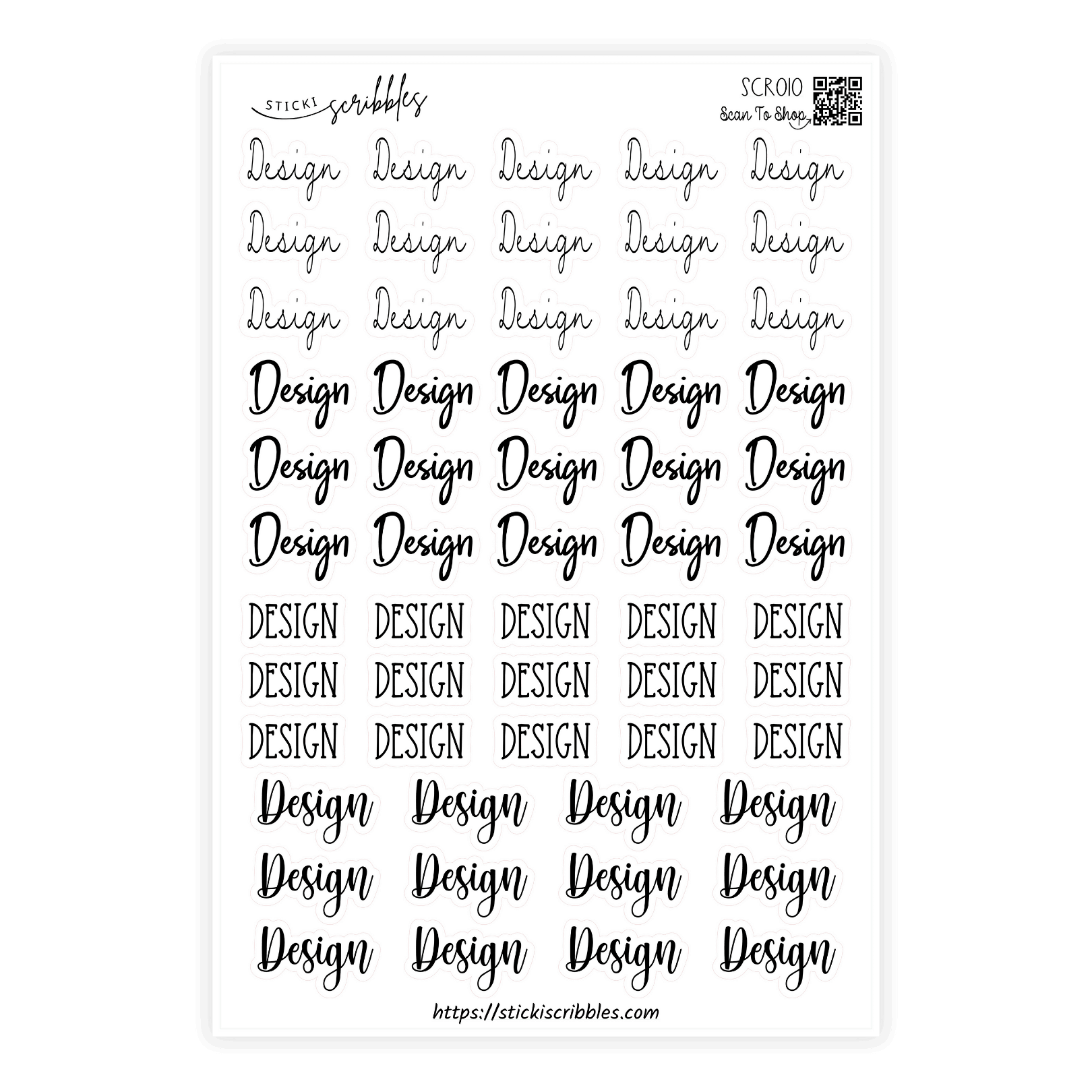 Design Script STICKER