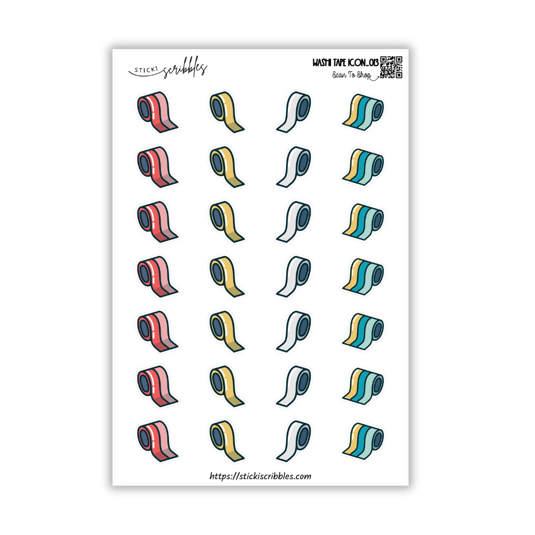 Washi Tape Icons