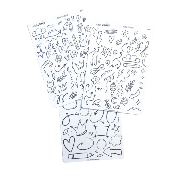 Doodle Elements Sticker Kit