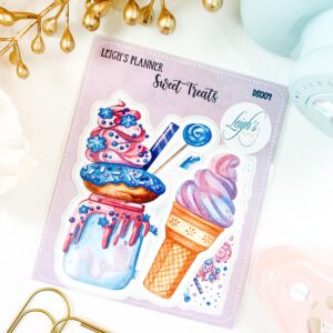 Sweet Treats Die Cut Sticker Set