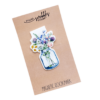 Floral Doodle Acrylic Bookmark