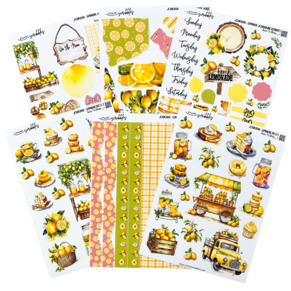 Lemonade Journaling Sticker Kit