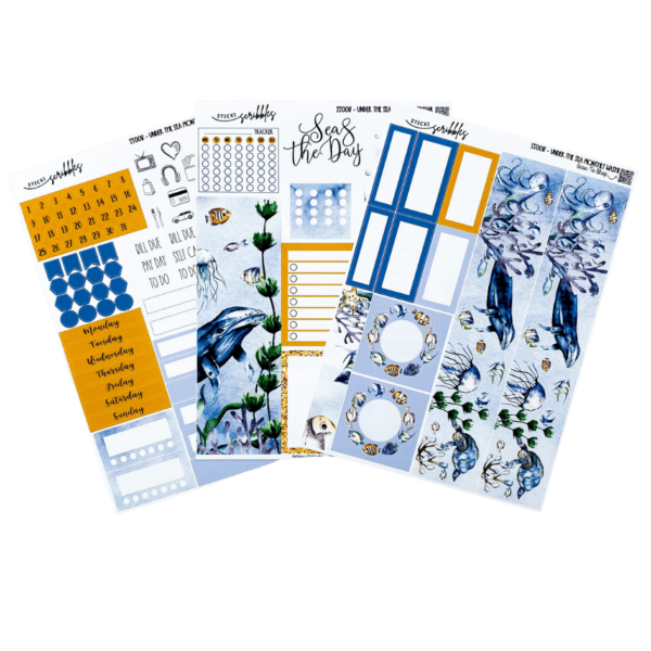 Under the Sea Monthly Sticker Kit