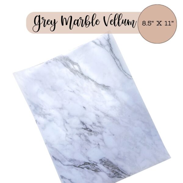 grey marble vellum