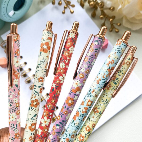 fancy floral pen