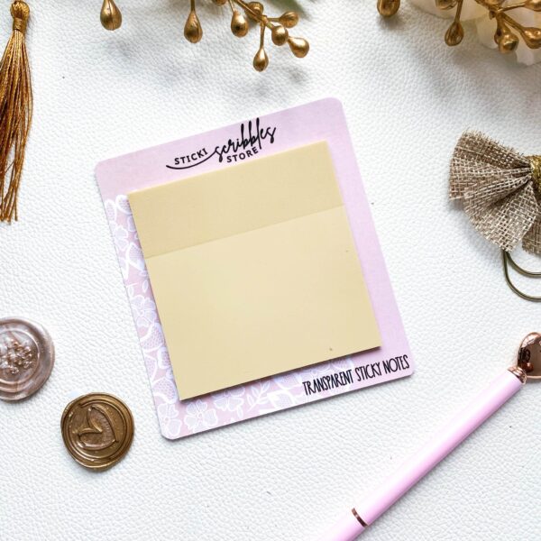 Pastel Transparent Sticky Notes - Image 5