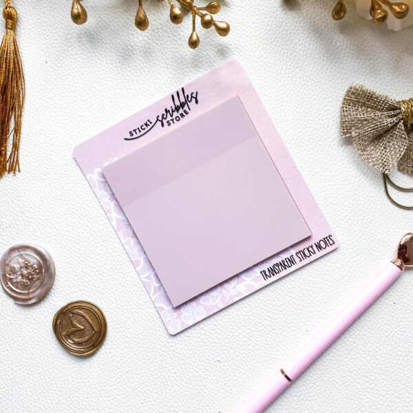 Pastel Transparent Sticky Notes - Image 2