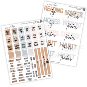 Hobonichi Customization Sticker sheets