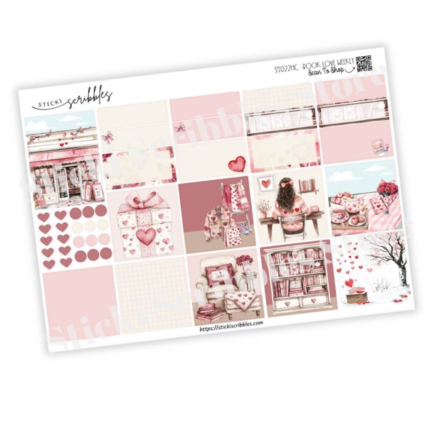 Book Love Weekly Sticker Kit Hobonichi Cousin